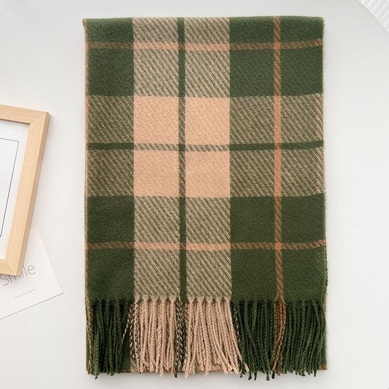 Imitation Cashmere Autumn and Winter Korean Thermal Scarf Student Atmosphere Versatile Shawl New Women's Ins Style Scarf