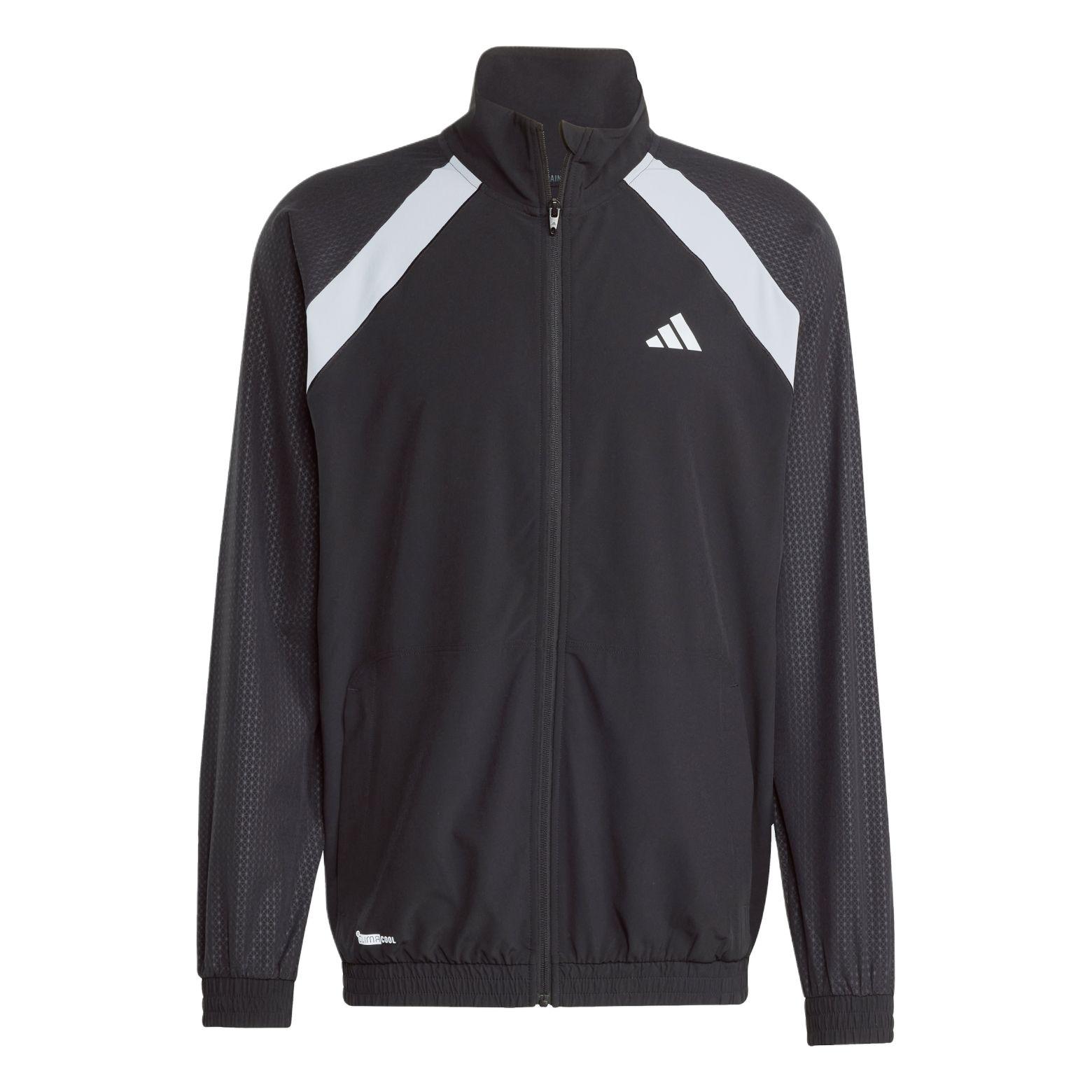

Adidas Climacool Logo Stand Collar Raglan Long Sleeve Jacket Men Jacket JV6950 S