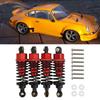 RC Shock Absorber for TL-01 for Tamiya, High Precision Adjustable RC Shock Damper Red
