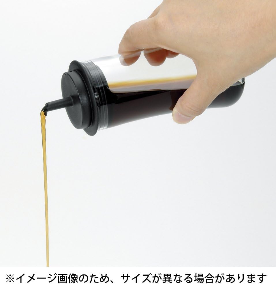 Iwaki AGC Technoglass Glass Soy Sauce with Lid Heat-Resistant Drip-Resistant Dispenser, 120ml, Leak-Resistant