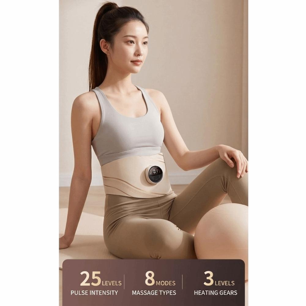 Multifunctional Massage Belt Electric Hot Compress Waist Massager Pulse Massager Women