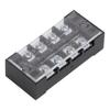 50pcs Terminal Blocks Dual Row 25A 600V Good Electrical Conductivity Screw Terminal Strip Blocks for Distribution Box