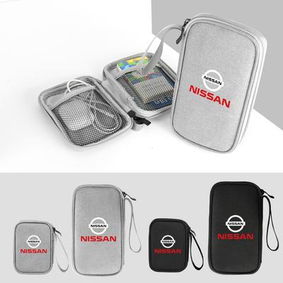 Car Storage Pocket Multi-use Organizer Box Phone Key Stowing Tidying Bags For Nismo Almera Tiida Sunny QASHQAI Skyline