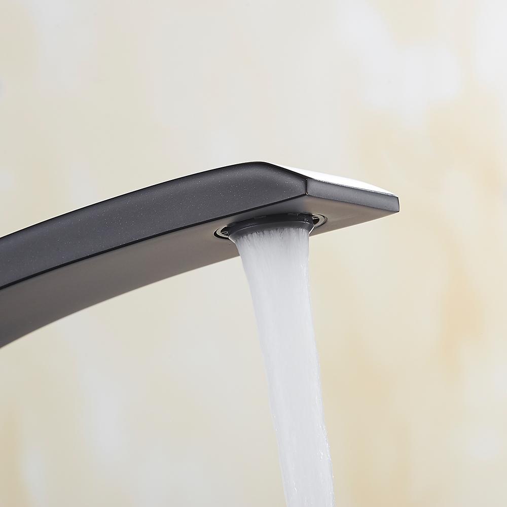 Luxury Bathroom Waterfall Mixer Faucet Bathroom Sink Faucet Hot Cold Water Mixer Taps Modern Sink Faucet Washbasin Taps New 2025