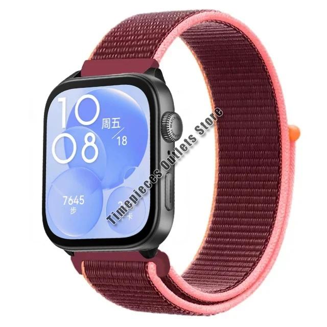 Nylon Loop Strap For Huawei Watch Fit 3 Sport Breathable Replacement Bracelet Wristband For Huawei Watch Fit 3 Belt Accessories
