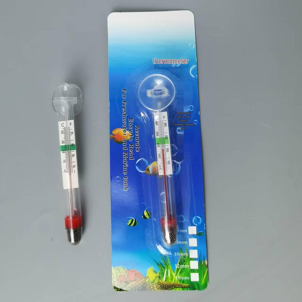Little Fat Floating Glass Thermometer for Aquarium Temperature Measurement