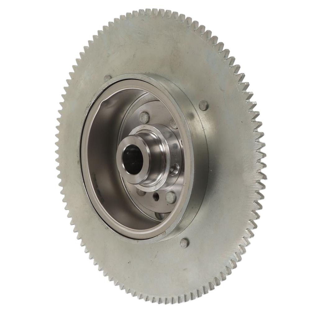 Electrical Start Flywheel Strong Strength Precise Aluminum Alloy Safe Fit for Outboard Motor