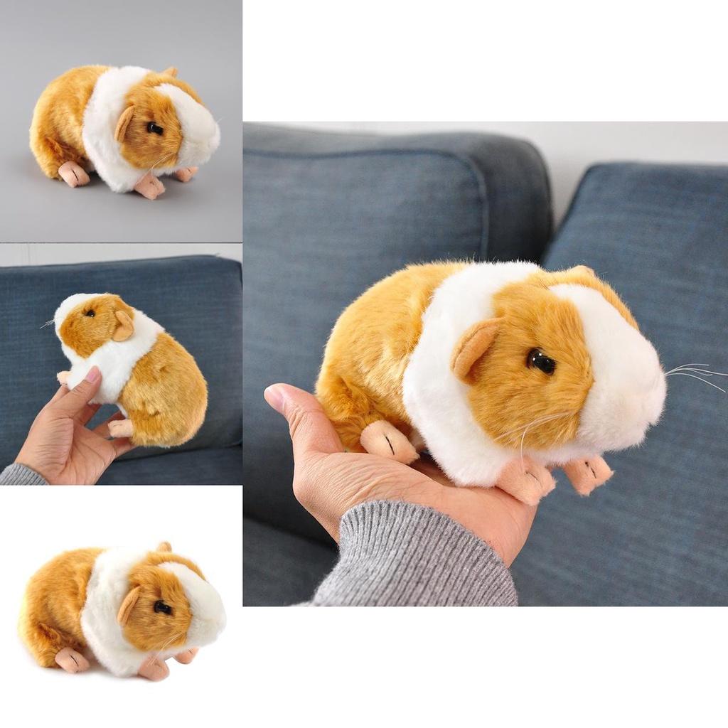Lifelike Orange Guinea Pig Plush Toy For Children's Collection Gifts