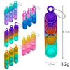 Mini Keychain & Backpack Pendant Fidget Toy - Finger Bubble Pop Decompression Tool