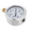 Hydraulic High Pressure Gauge Glycerin Liquid Filled 5000PSI 2.5in Dial 14in NPT Stainless Steel
