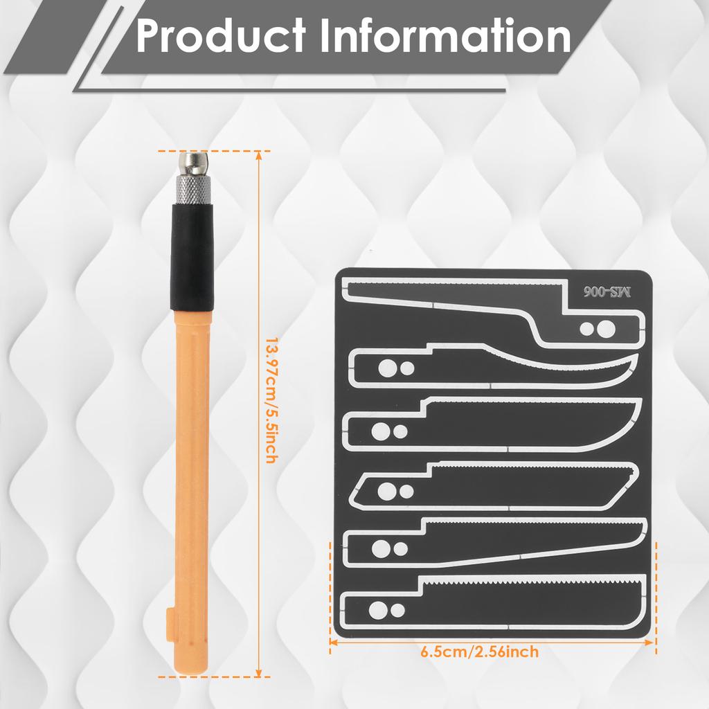 Multi purpose mini hand saw tool metal craft blade tool with 8 craft blades suitable for DIY enthusiasts