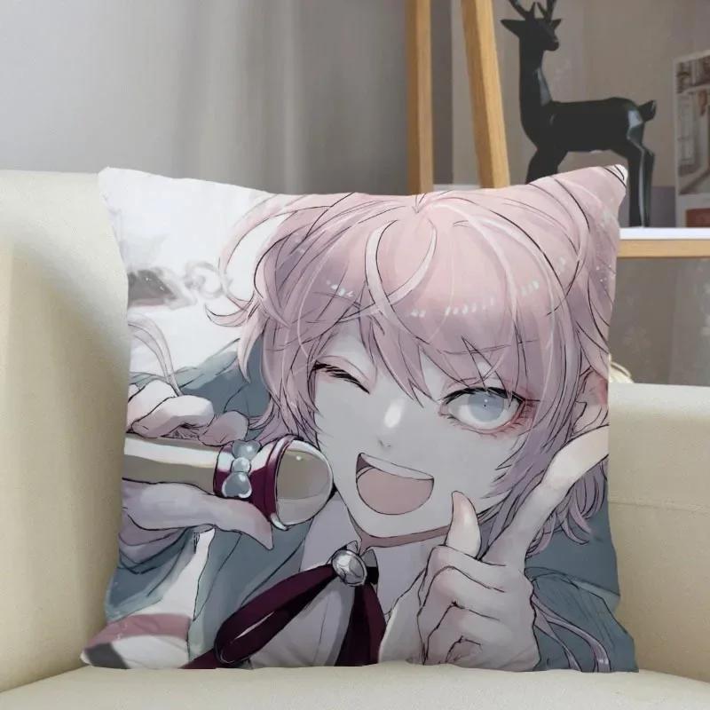 Hypnosis Mic -Division Rap Battle Pillowcase Home Decoration 45x45cm Zipper Square Pillowcase Throw Pillow Cover Drop Shipping