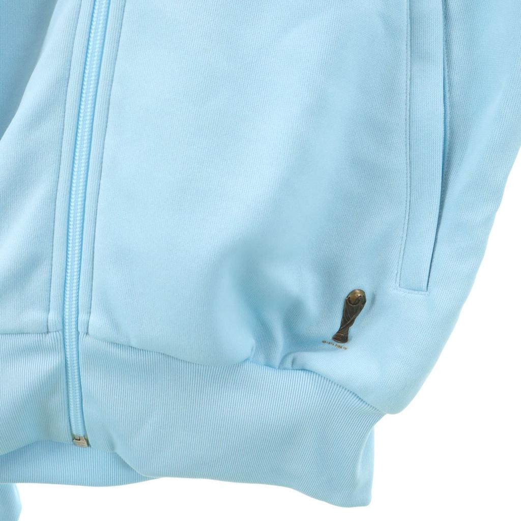 adidas FIFA Trefoil logo jersey jacket M Blue 3 Lines Men's Used