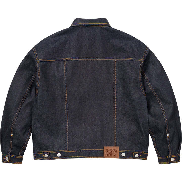 Supreme Marithe Francois Girbaud X-Seam Denim Trucker Jacket Rigid Indigo