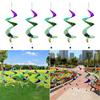 Rotating Sequins Rotating Laser Wind Rainbow Spiral Wind Spinner Windmill Decor Garden Decor