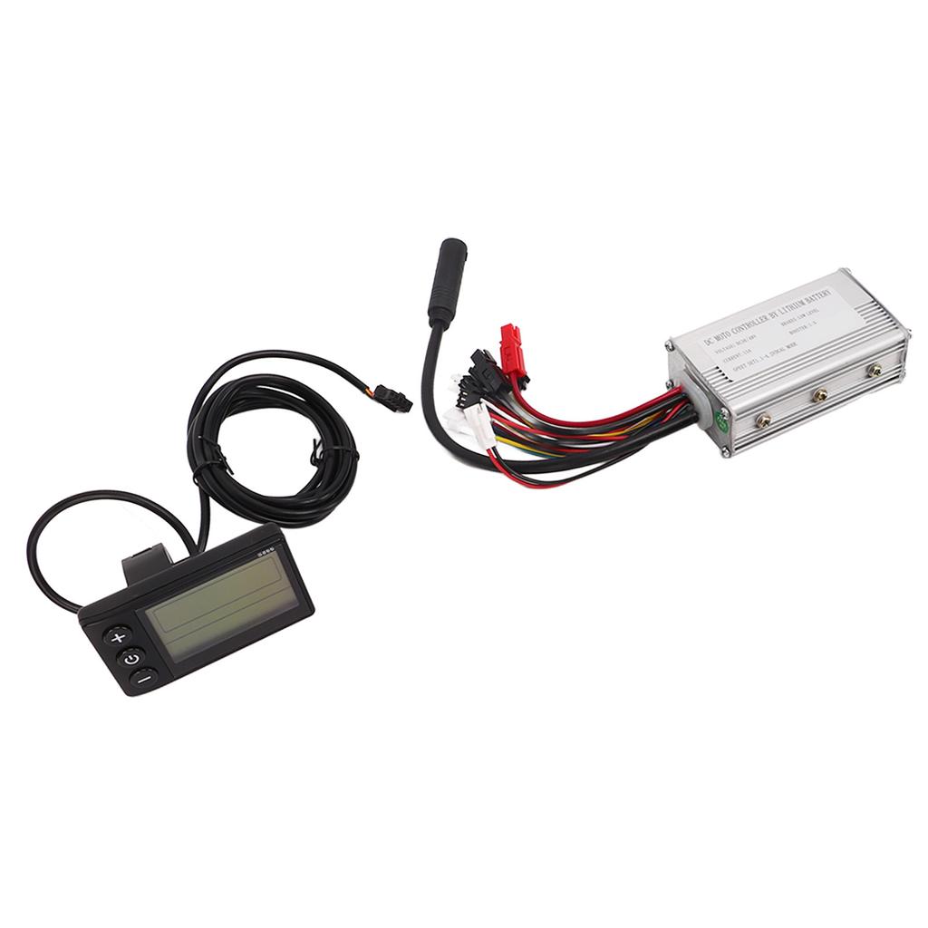 36V 48V 250W Bike Conversion Kit 15A Controller S866 Panel with Power Assist Sensor Dial Set Compatible No. 2