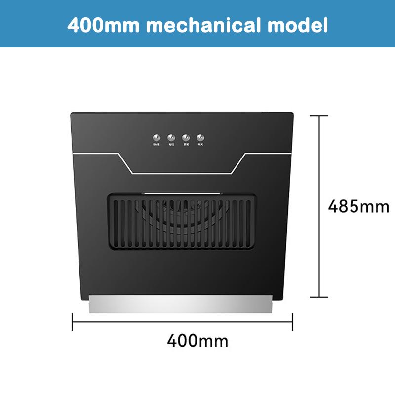DMWD Бытовая вытяжка с боковым всасыванием Мини-вытяжка Кухонная масляная дымоуловитель Вытяжка Ламповая копоть Вентилятор 220 В Without a fence