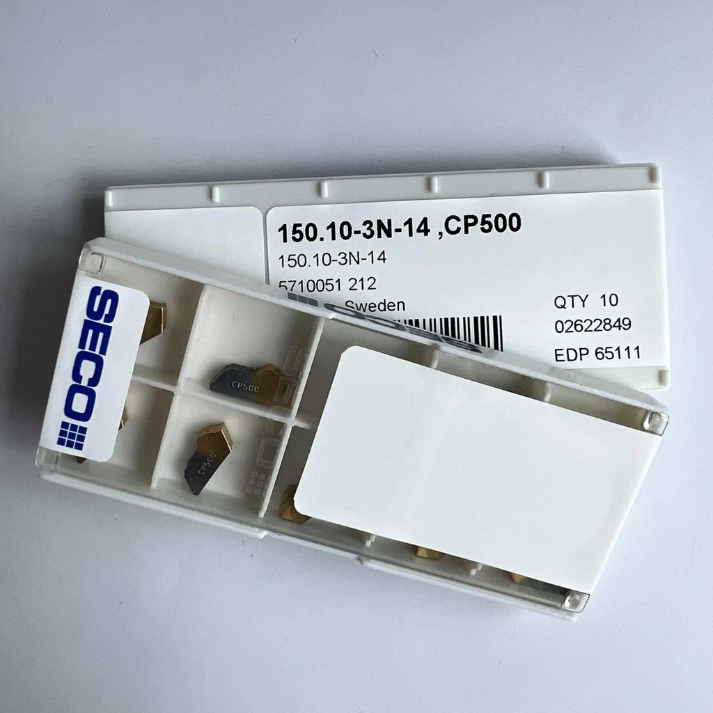 Seco / 150.10-3N-14 CP500 /Originalt ekte CNC-legeringsblad 10 STK