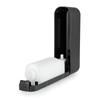 Wall Mounted Soap Dispenser Manual Press Bathroom Liquid Containers Easy Install