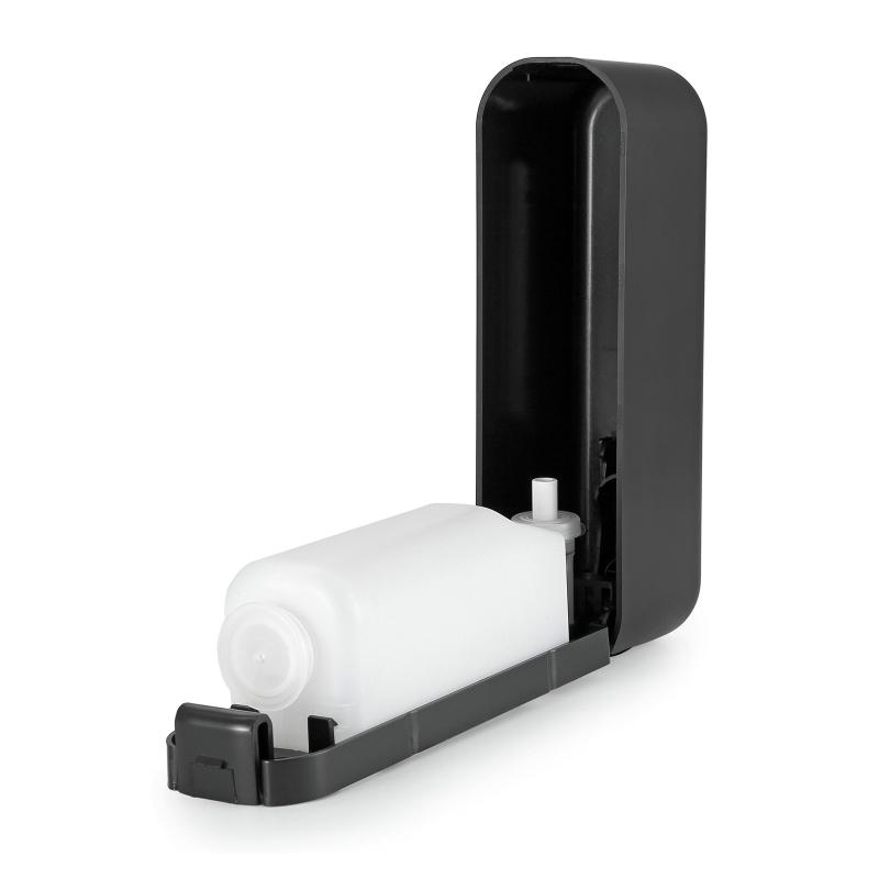 Wall Mounted Soap Dispenser Manual Press Bathroom Liquid Containers Easy Install
