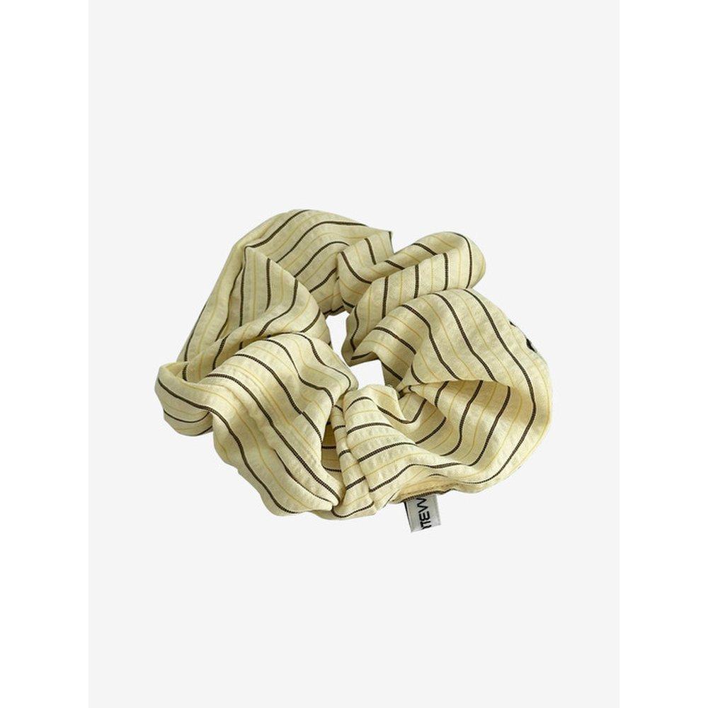 

Daylin Stripe Scrunchie - Yellow Beige