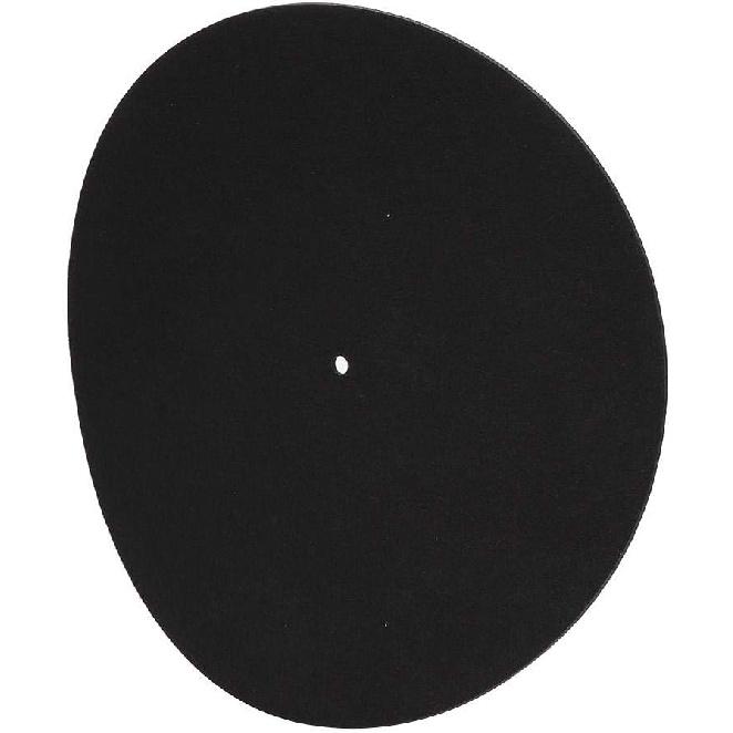 Bewinner1 2 Pcs Record Protective Mat, 12 Inch Anti-Slip Anti-Static Vinyl Record Mat Felt Material, Turntable Home Disc Protective Non-Slip Mat