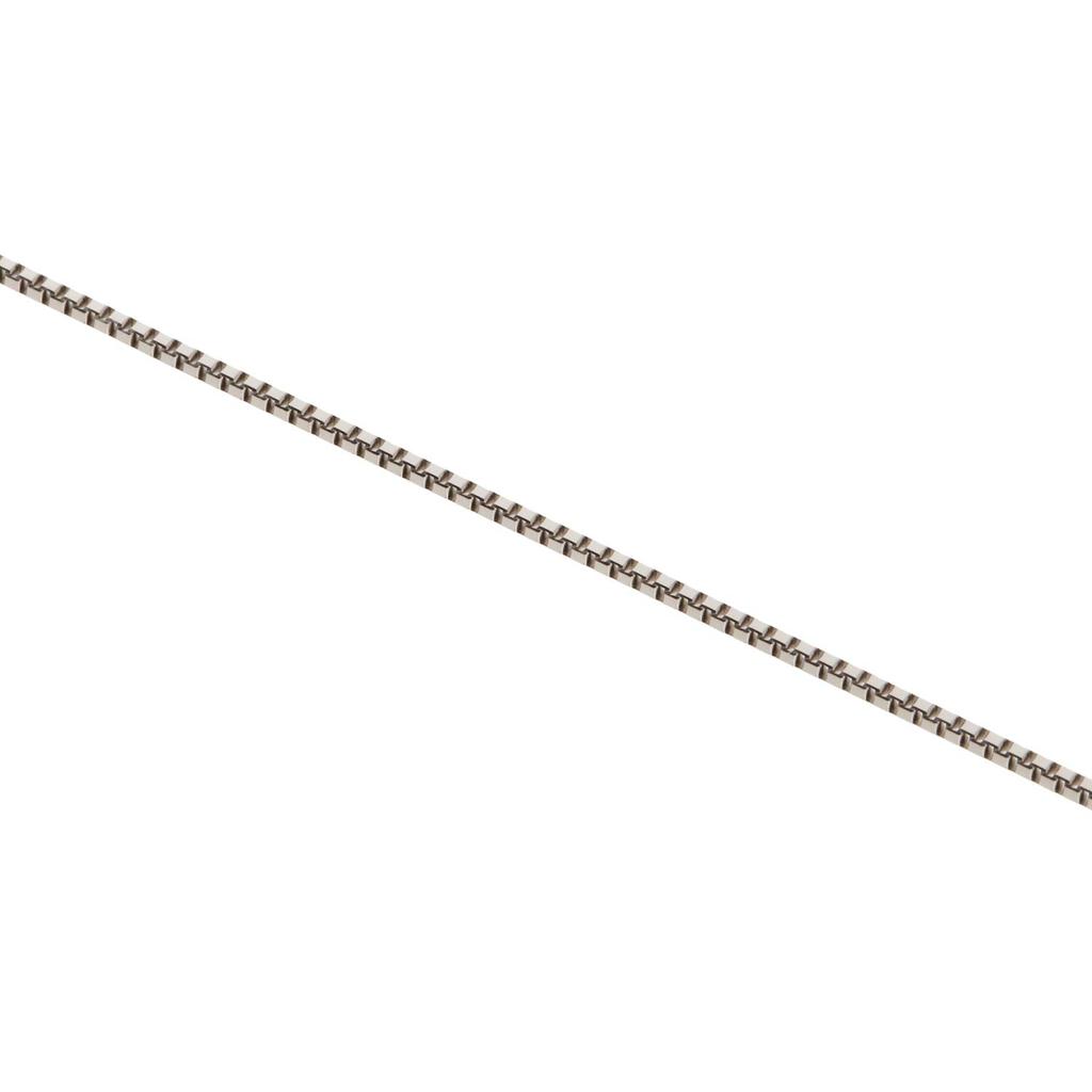 Platinum Necklace Pt850 Venetian Chain Adjuster width [Fairy Carat] (Slide 0.7mm 45cm)