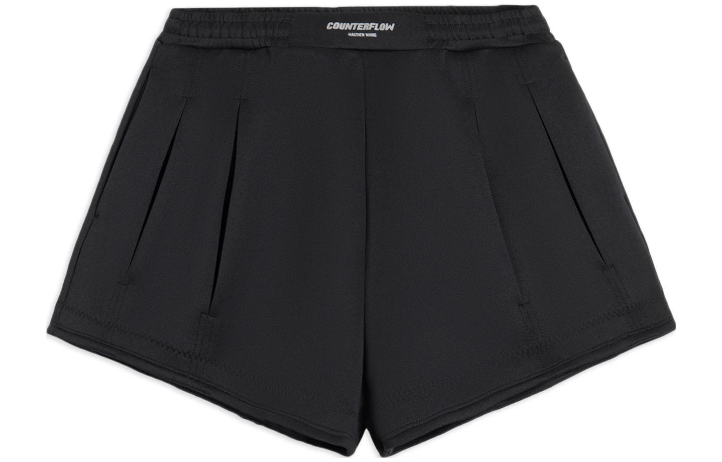 Li Ning x HAIZHENWANG, CF Casual Shorts Women s Black AKSSB74-1 L