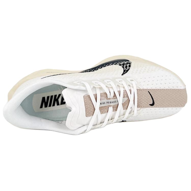 Nike Pegasus Plus Abrasion Resistant Low Top Running Shoes Men's Beige White Black Sneakers FQ7261-006