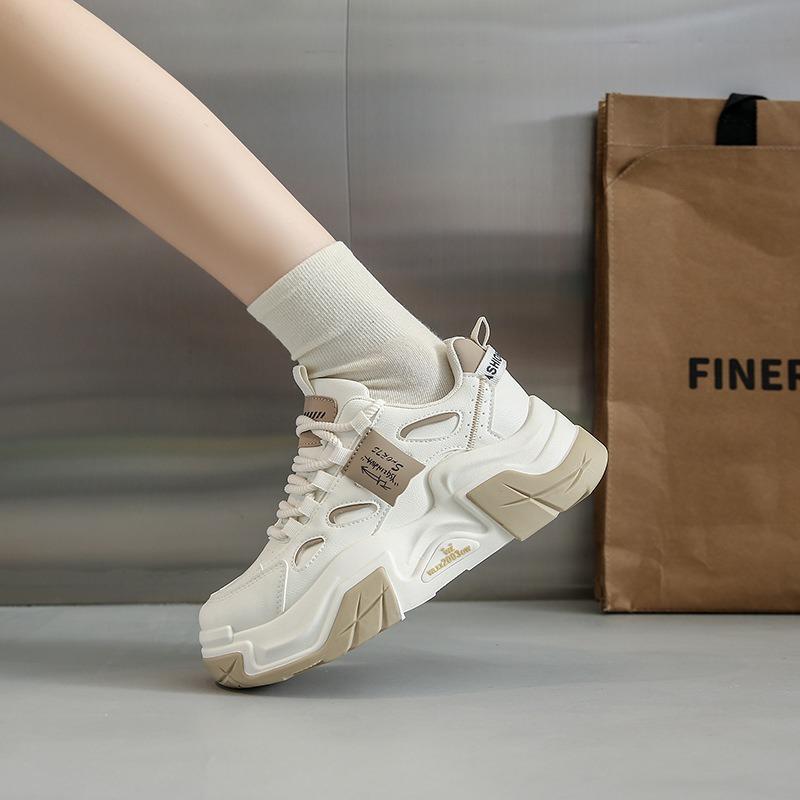 Autumn New Versatile Dad Shoes Female Student Casual Shoes Female Platform Running Shoes -5