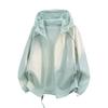 Summer Thin Sunscreen Clothes Cool UV Protection Ice Silk Sunscreen Clothes Breathable Thin Brim Removable Sunscreen Clothes