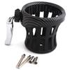 Motorcycle Accessory Drink Cup Holder With Mounting Hardware Aluminum Chrome Black Carbon Fiber For Honda Gold Wing GL1800 2018+