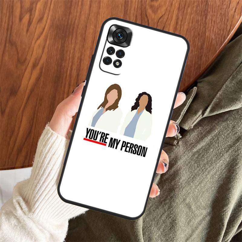 Anatomía de Grey Eres mi persona Funda Para Xiaomi Redmi Note 14 Pro 13 12 11 10 15 Pro Plus Redmi 13 C 15 10C 12C 14C 15C Cubierta