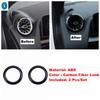 Lift Button Air AC Vent Gear Box Panel Cover Trim For Mercedes-Benz GLA 220 H247  - 2024 ABS Carbon Fiber Look Accessories