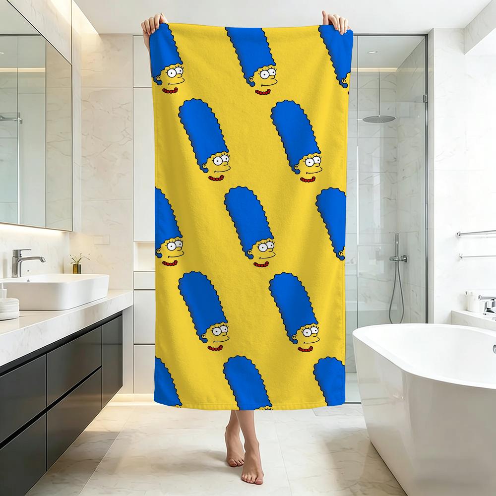 Funny-The SimpsonsS Towel Five-Star Hotel Quality Eco-Friendly Ultra Soft Thick Towels & Beach Towels
