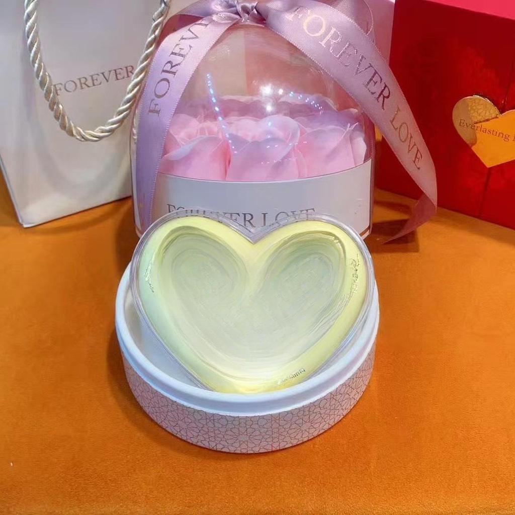 Gold 999 Pure Gold Heart-Shaped Qixi Festival Cake - Valentine's Day Gift "Love 520" for Your Princess.