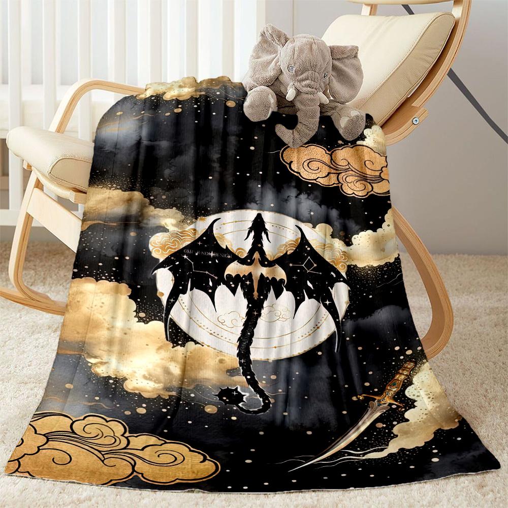 Gothic Style Blanket Ultra-Soft Suitable for Bedding Chair Sofa for All Occasions Stylish Decor Ideal Gift For Birthday Valentine'S Day