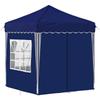 Párty stan s rychlým rozložením 195 x 195 x 245 cm Modrá Oxford tkanina