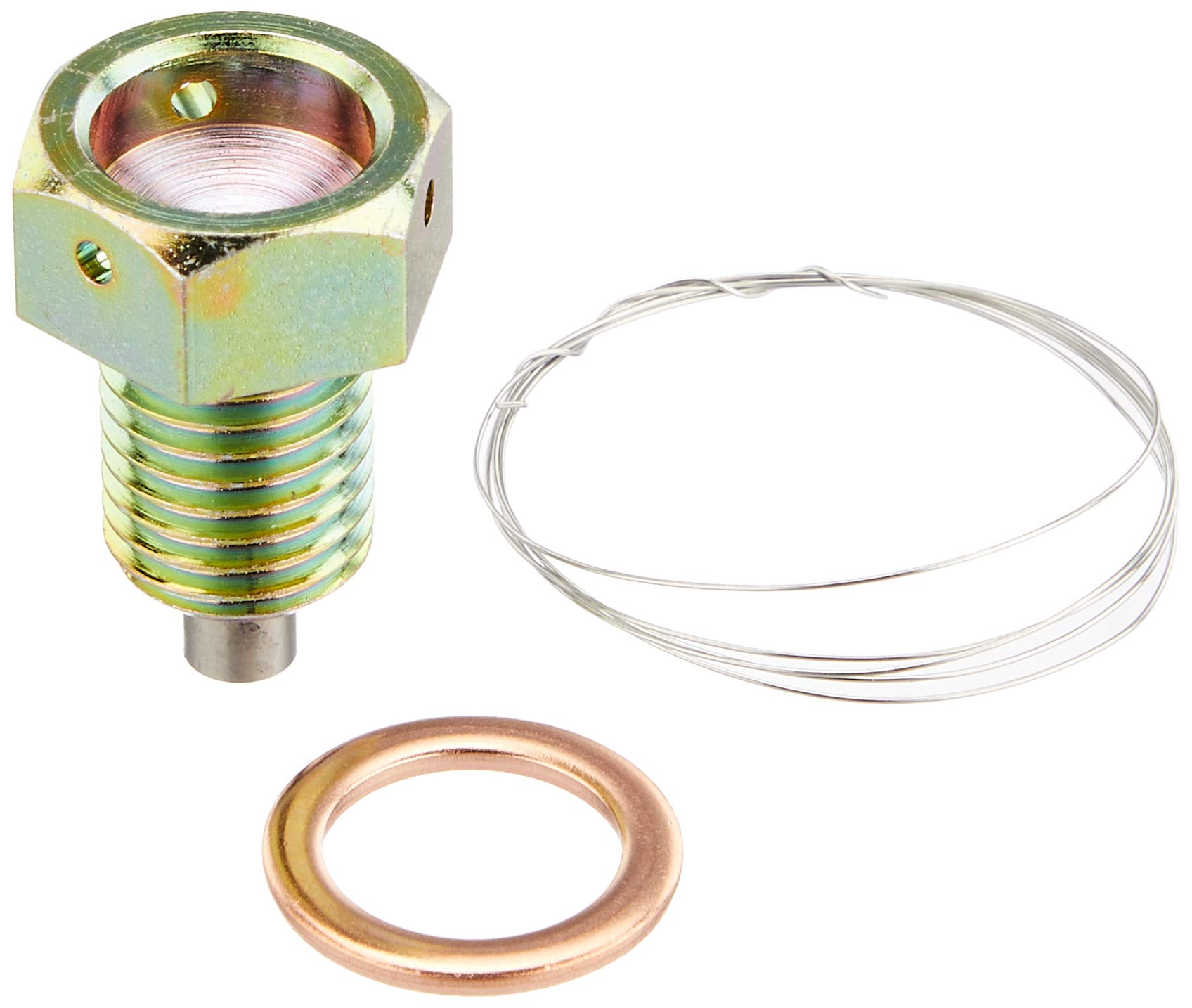 

Kijima 105-1203 Мотоциклетные запчасти Проволочная блокировка Сливной болт, Сталь, Honda Диаметр резьбы 0,5 дюйма Honda series Screw diameter