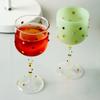 Farbige Zuckerbohnen Glas Weingläser, Wein Whisky Champagner Gläser, Cocktail Glas Tasse, Bar Wein Utensilien, Party Hohe Gläser