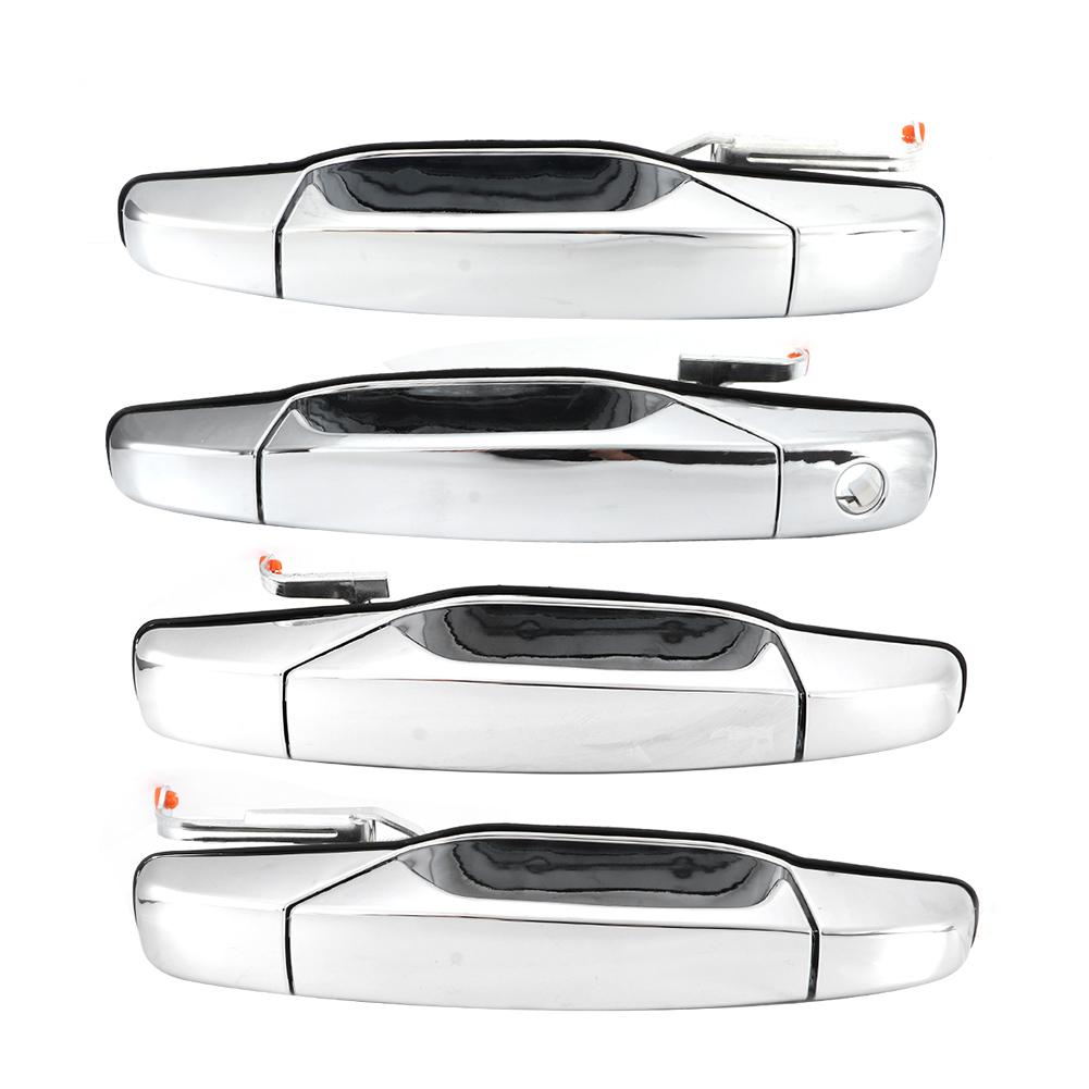 4pcs Chrome Exterior Door Handle 22738721 22738722 22738725 Fit for CHEVROLET SILVERADO