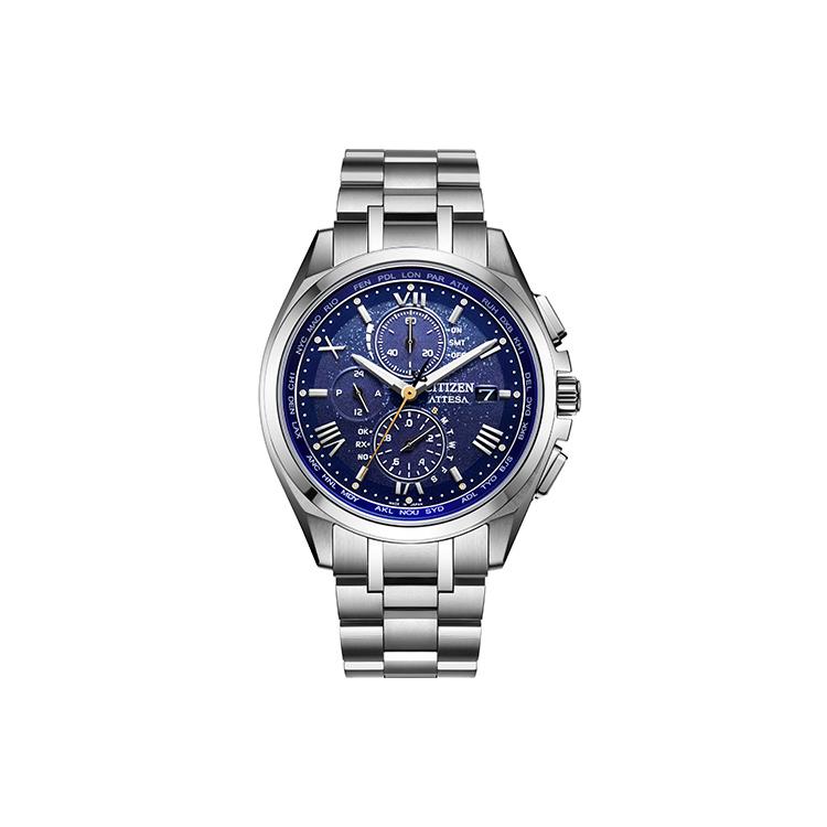 Citizen Orologio al quarzo Eco-Drive 200m impermeabile, alimentato a luce, con cinturino in titanio AT8240-74L