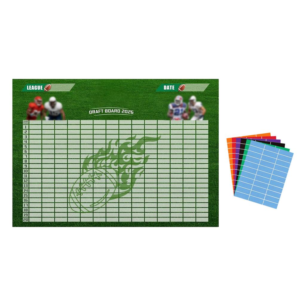 Large Football Board Wall Set, 110160 cm, for Day