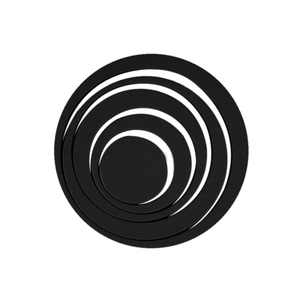DIY 3D Circles Ring Wall Stickers Indoor Home Decoration Removable New