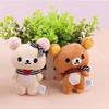 Neuer Schal Rilakkuma Plüschtier Kawaii Anime Brauner Bär Plüschtier Kuscheltier Spielzeug Niedliches Paar Spielzeug Mädchen mag Geschenke Geburtstag Kinder