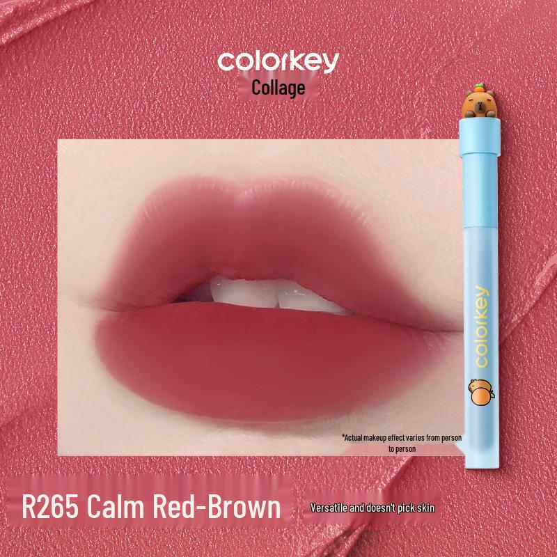 Capybara Colorkey Velvet Matte Lip Glaze for Women