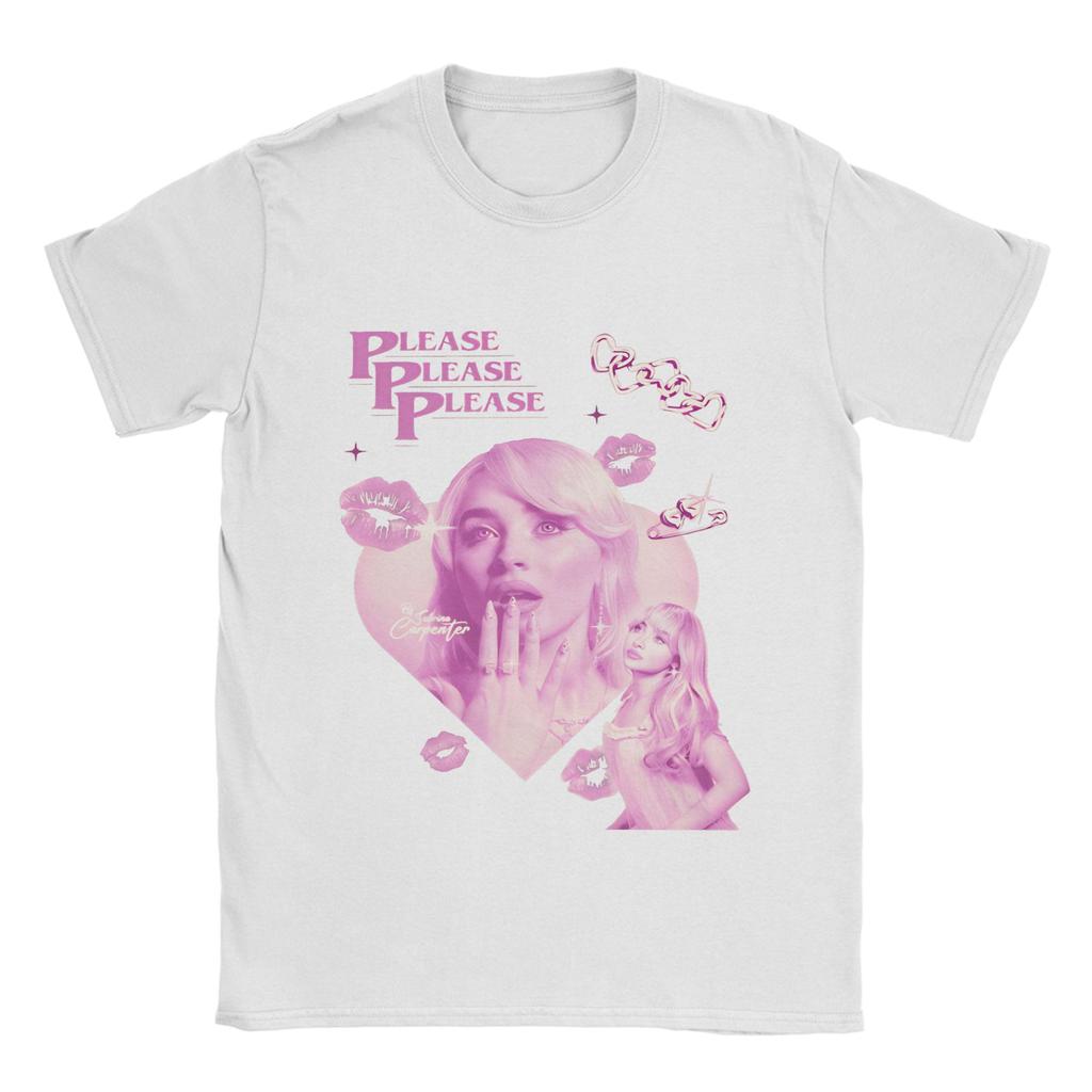 Sabrina Carpenters   T-Shirt Summer  Cotton T Shirts For Men Leisure Casual Tee Shirt Short Sleeve Y2K Funny Tees