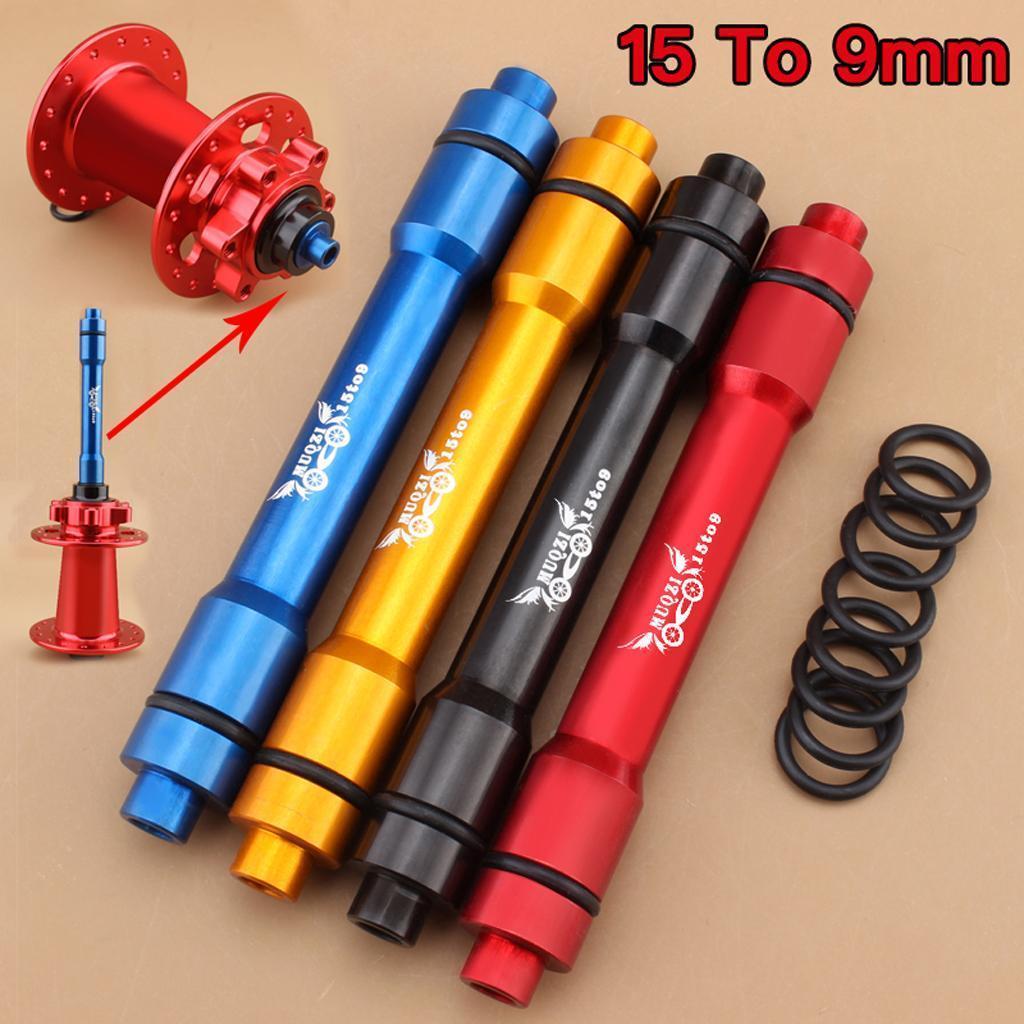 Bike Bicycle Front 15mm Thru Axle to Standard 9mm Seat Adapter