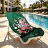 Alpha Kappa Alpha Print Beach Towel Design, Soft, Lightweight. for Home Bathroom, Spa, Pool, Yoga, Surfing, Camping, Gift for Family, Friend
