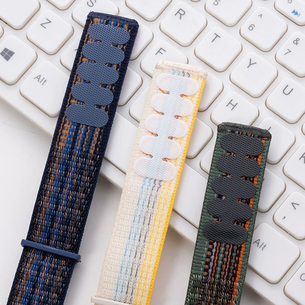 Breathable Nylon Braided Loop Band for Samsung Galaxy Watch 8 40/44mm Bracelet Wristband for Samsung Galaxy Watch 8 Classic 46mm
